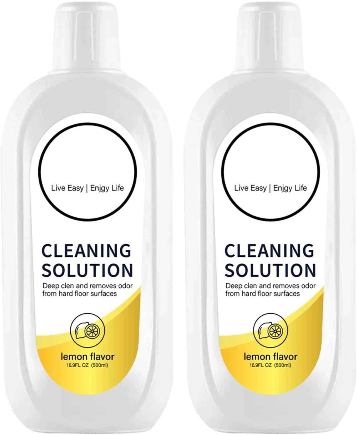 Floor Cleaning Solution Lemon Scent, Compatible with Tineco FLOOR ONE/S7 Pro/S5 Pro/S3 Series/S3 Breeze/Ifloor3 & Ifloor, 500Ml, 2-Pack