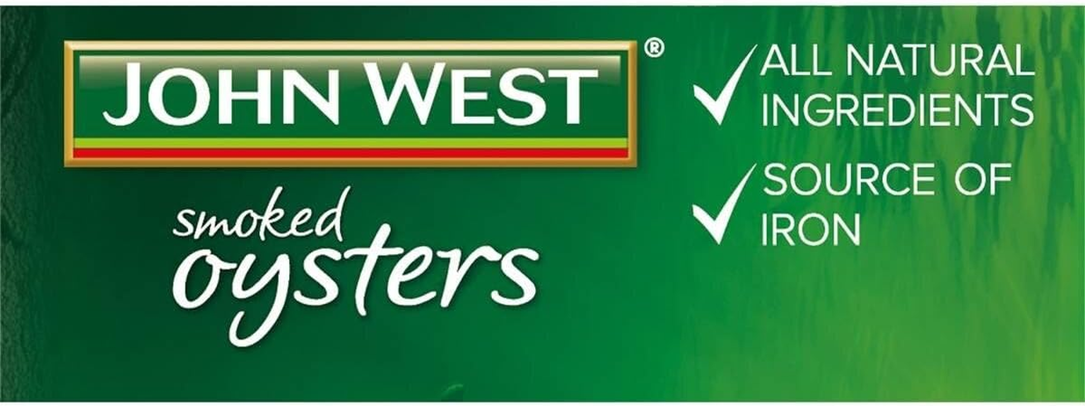 John West Smoked Oysters in Oil 20X85 G image number 1