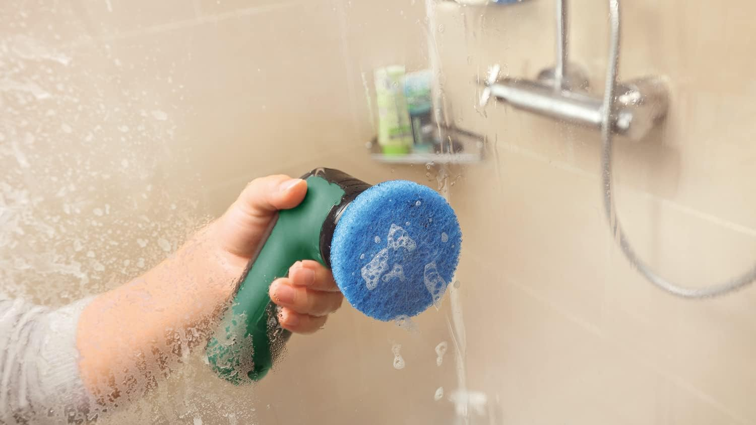 Bosch DIY Tools Home & Garden 3.6V Cordless Electric Power Cleaning Brush with 4 Cleaning Attachments & Micro USB Cable (Universalbrush) image number 1