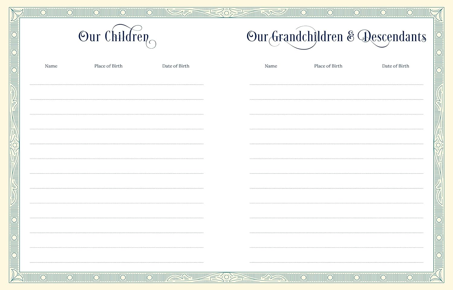 Our Family Tree: a Generational History image number 1