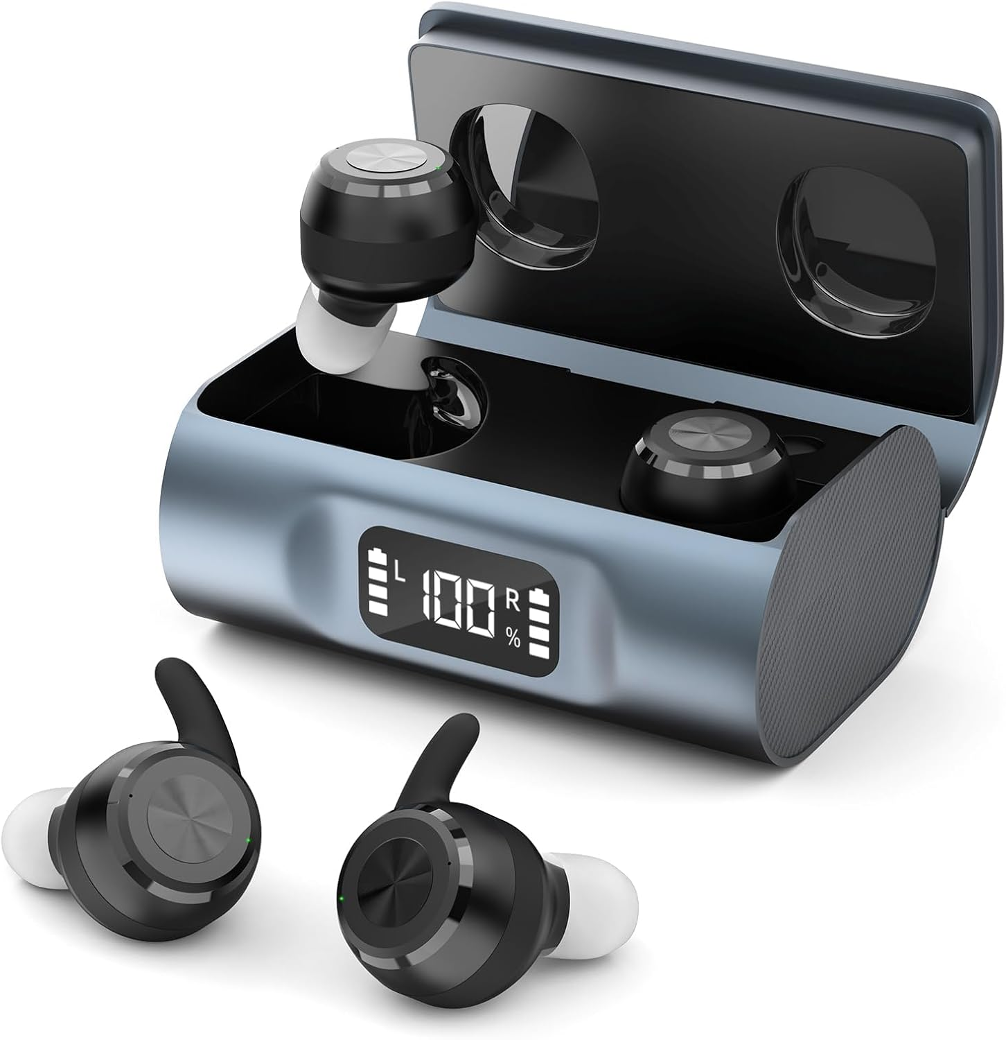 Digital Hearing Aids for Seniors &ndash; Noise Cancelling with 16-Channel Sound Processing, Rechargeable Bluetooth Wireless Hearing Aids with Charging Case, Invisible & Comfortable Fit image number 3