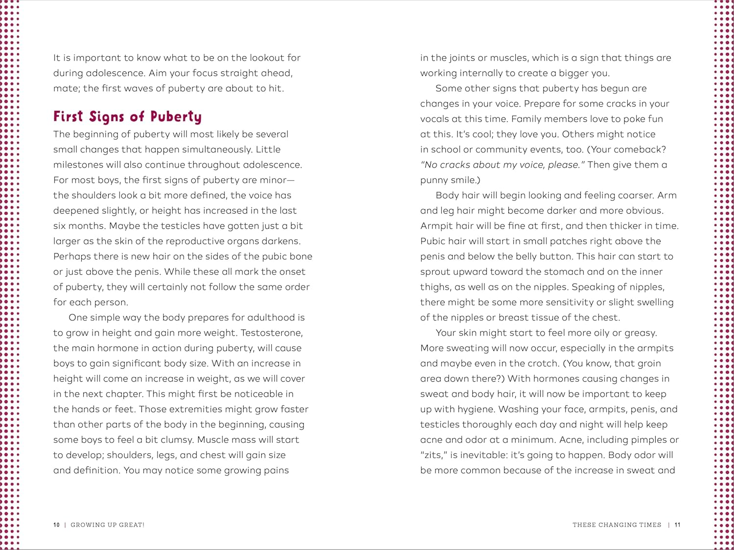 Growing up Great!: the Ultimate Puberty Book for Boys image number 5