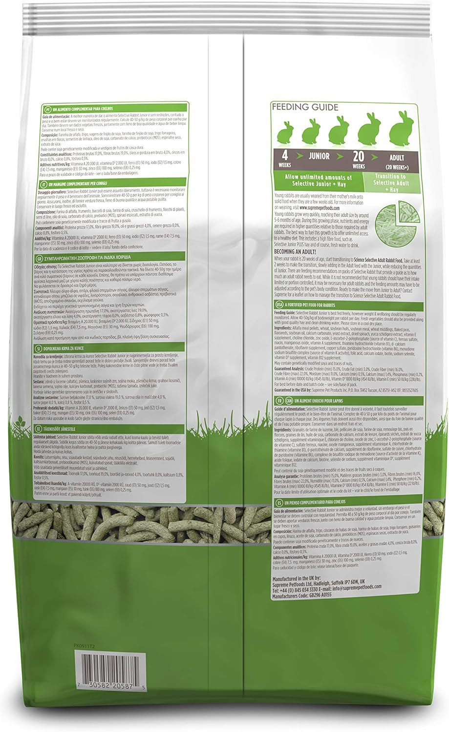 Science Selective Junior Rabbit 2Kg - High Protein, Rabbit Pellets with Antioxidants image number 5