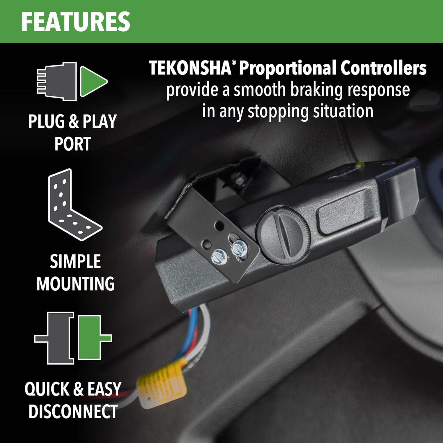Tekonsha 9030 Voyager Electronic Brake Control image number 1
