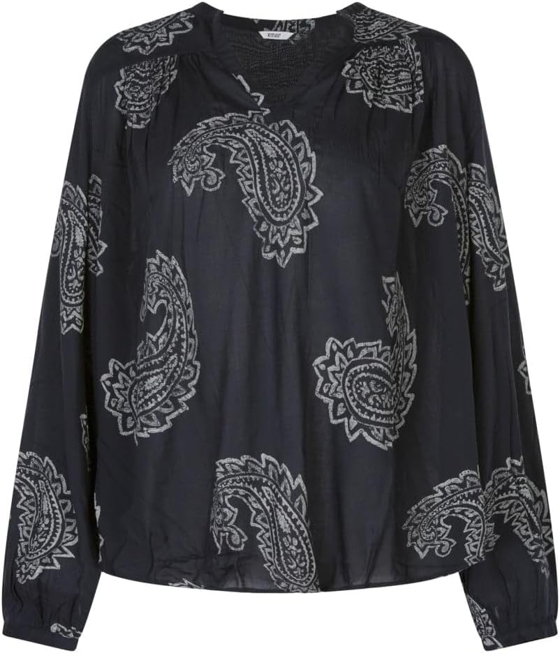 Mustang Women'S Style Feminine Blouse, Two Tone Paisley 12826, 8 AU image number 1