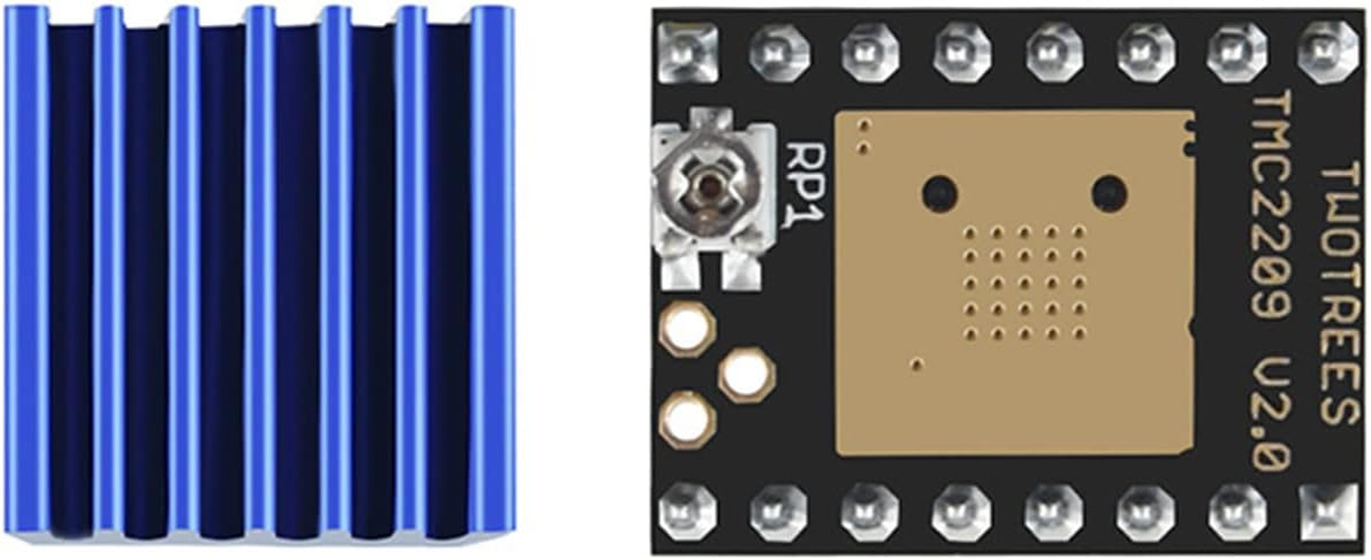 Dohocall TMC2209 V2.0 Stepper Motor Driver with Heatsink for 3D Printer 256 Micro Steps 2.5A - SKR1.3 1.4 for Robin-Nano image number 3