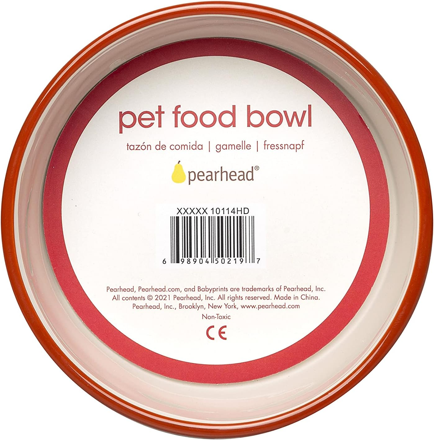 Pearhead Merry Catmas Pet Bowl, Cat Water and Food Dish, Christmas Holiday Cat Pet Bowl, Small image number 5