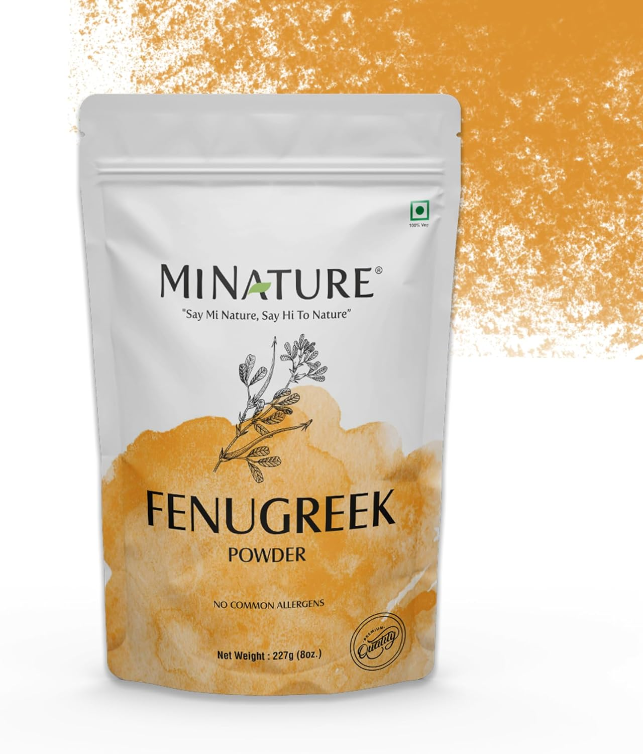 Mi Nature Fenugreek Powder |227G (8 Oz) | Vegan | Cruelty Free | Chemical Free | Non-Gmo| Made in India image number 3
