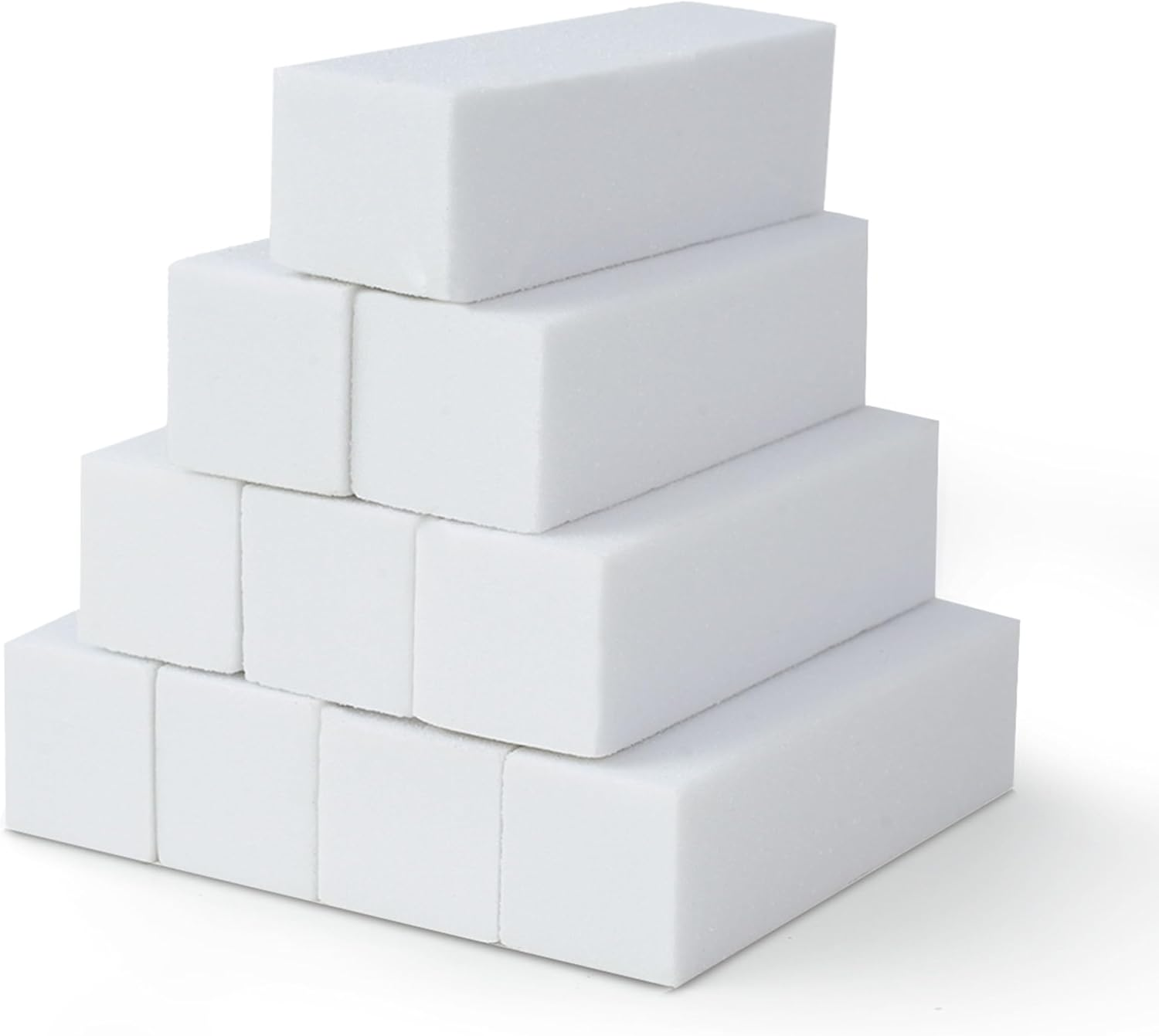 Set of 10 Nail File Nail Polishing Blocks, Buffer for Nail Art Tips, Professional Polishing File for Sanding Acrylic or Natural Gel Nails, 4 Washable Sides for Manicure image number 3