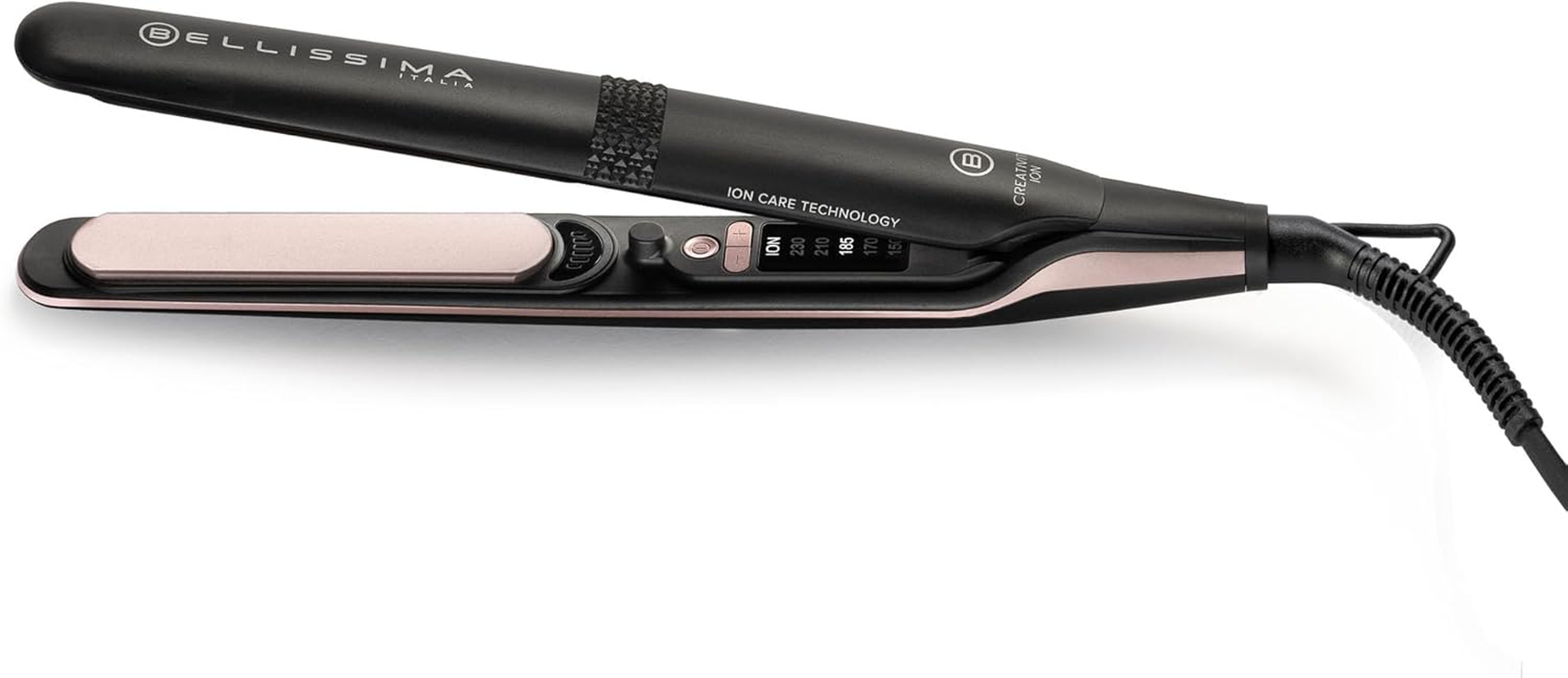 Bellissima Creativity Ion, Straighteners, Straight or Wavy Hair, Ionizer, Ceramic Coating and Diamond Particles, Keratin, Flexible Plates, 5 Temperatures 150/230&deg;C with Memory Function image number 4
