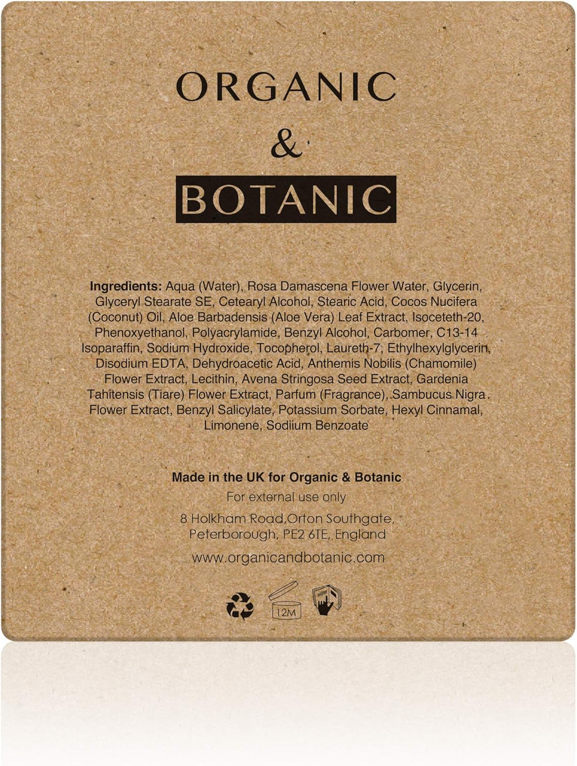 Organic & Botanic Amazonian Berry Protecting Day Moisturiser, 50Ml. Premium Vegan Skincare for All Skin Types. Made in the UK. image number 2