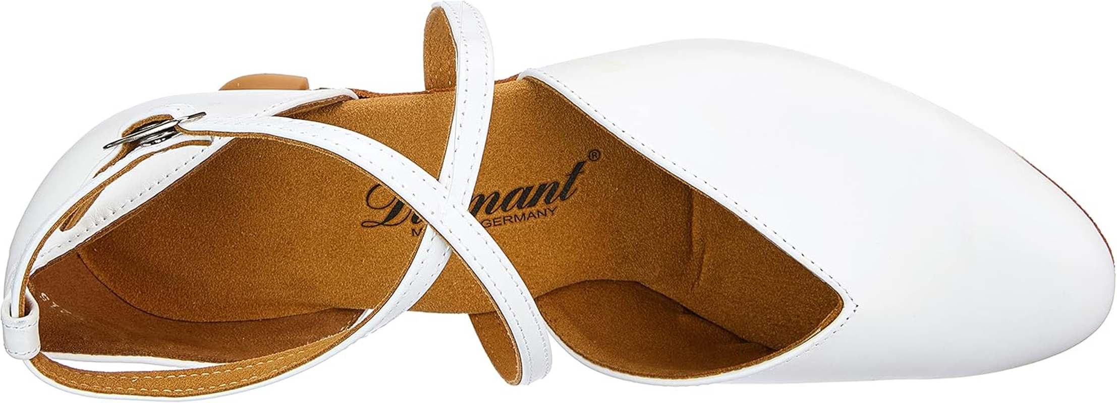 Diamant Ladies Dance Shoes 107-013-033 - Size: UK 6 White image number 5