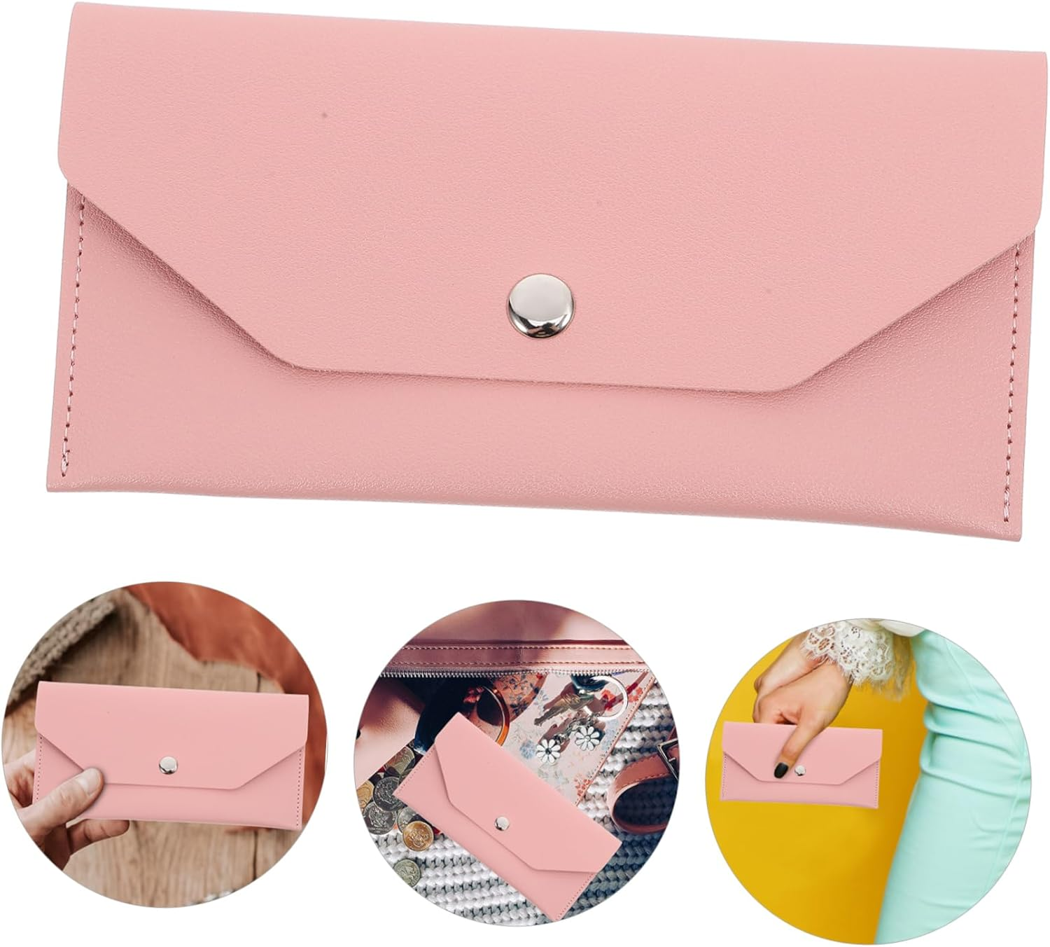 BCOATH Passport Protective Cover Cards Protector Card Organizer Envelope Business Holder image number 6