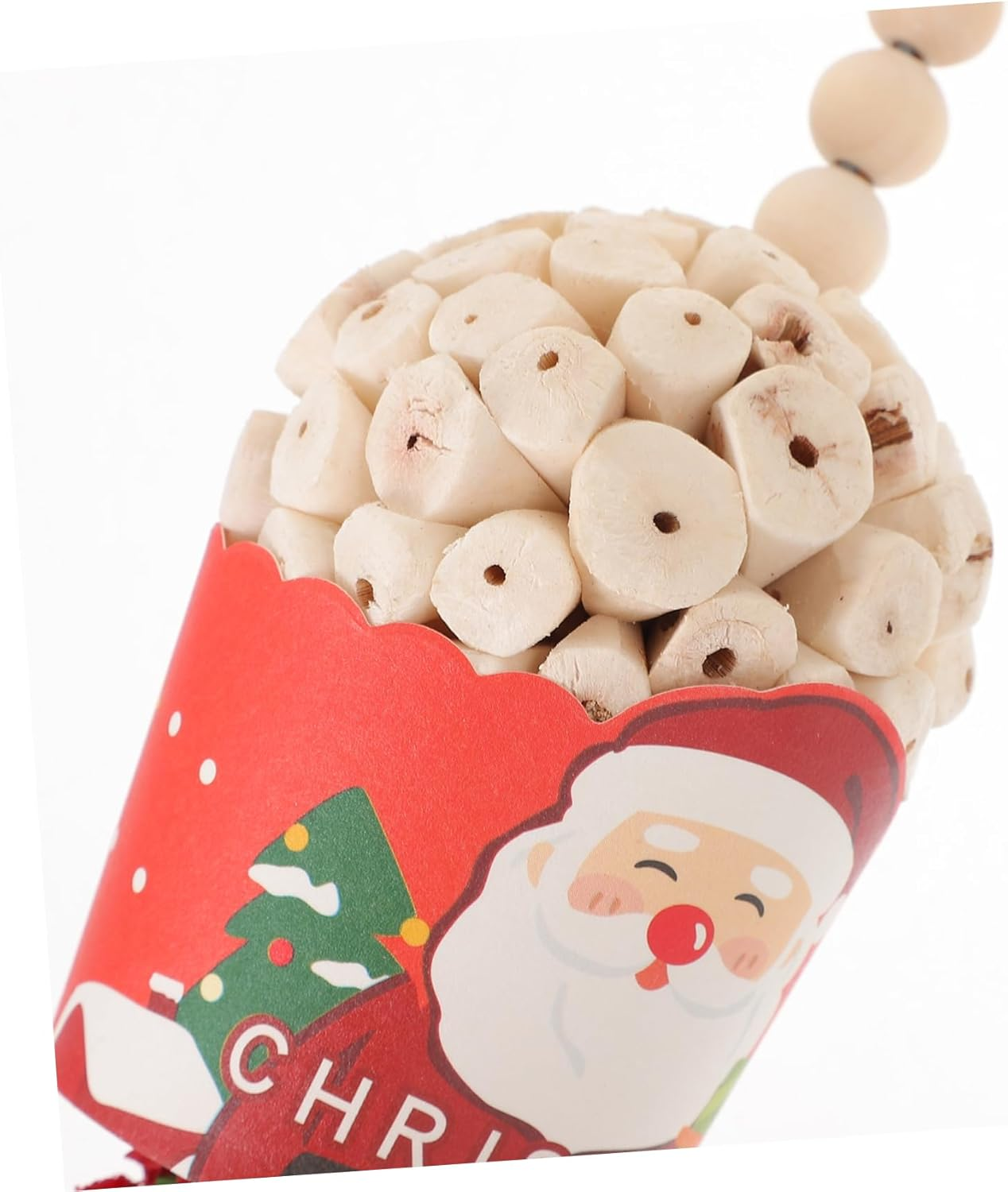 Toy Pet Cage Parrot Hanging Chewing Toy Christmas Birdcage Decor Bird Toys image number 4