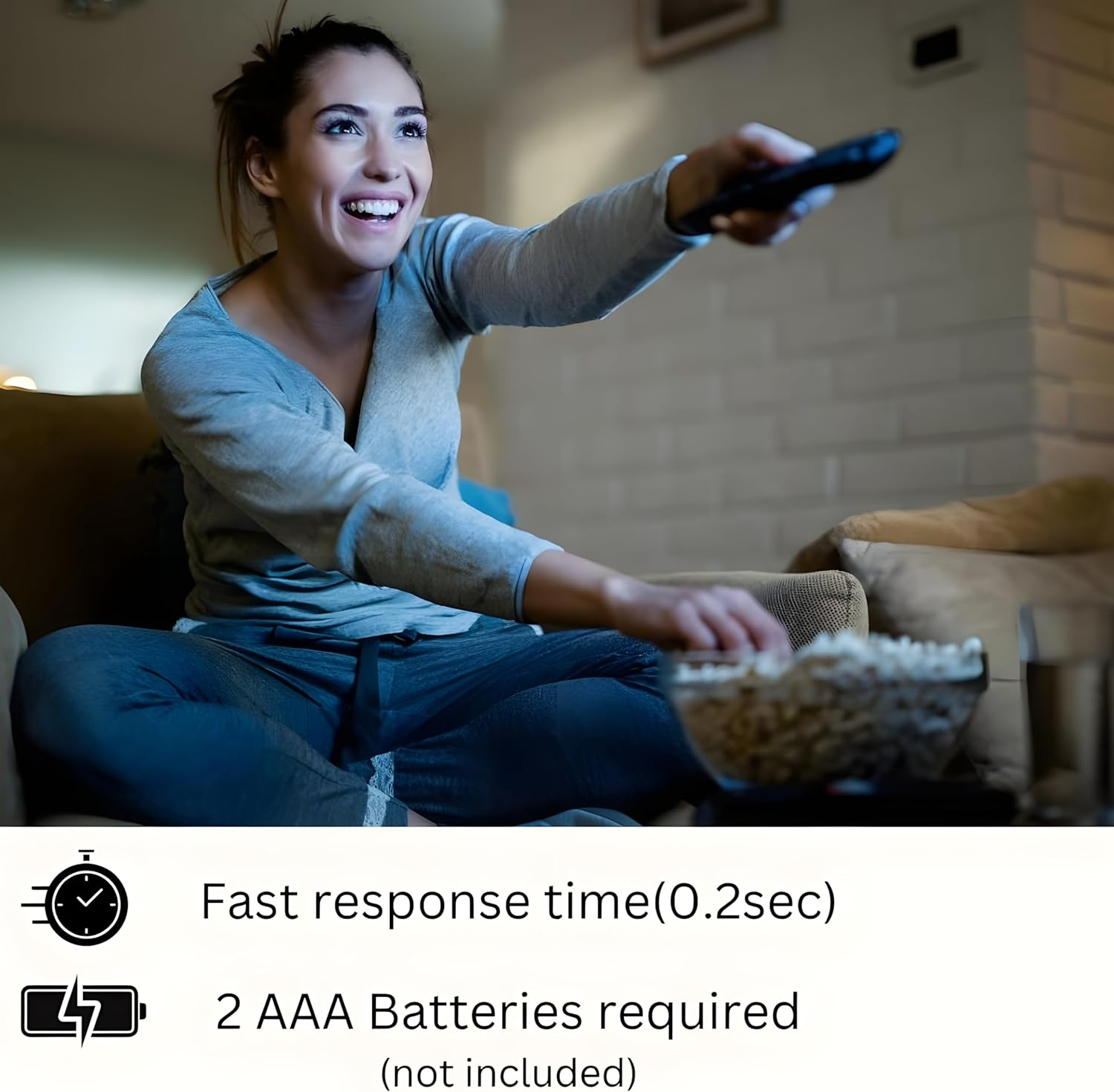 Universal Remote Control for Samsung Smart Tvs &ndash; Replacement Remote for Samsung LED, LCD, QLED, UHD, 4K, Frame, HDR, and Curved TV Series (No Setup Required) image number 1