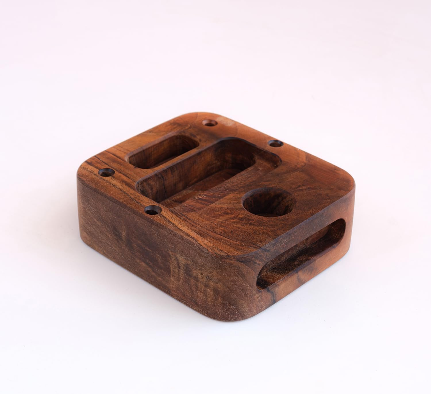 Portable Hangboard for Rock Climbing Holds,Fingerboard Trainer for Hand Grip Strengthener,Pinch Block Grip,Home Gym Fitness Workout Equipment -Hard Wood image number 5