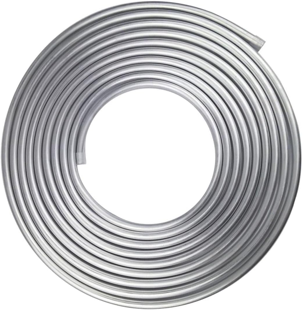 5/16 Fuel Line, 25FT 3003 Grade Aluminium Tubing for Brake Line, Transmission Line, Metal Gas Line, AC Line, Refrigeration Equipment image number 1
