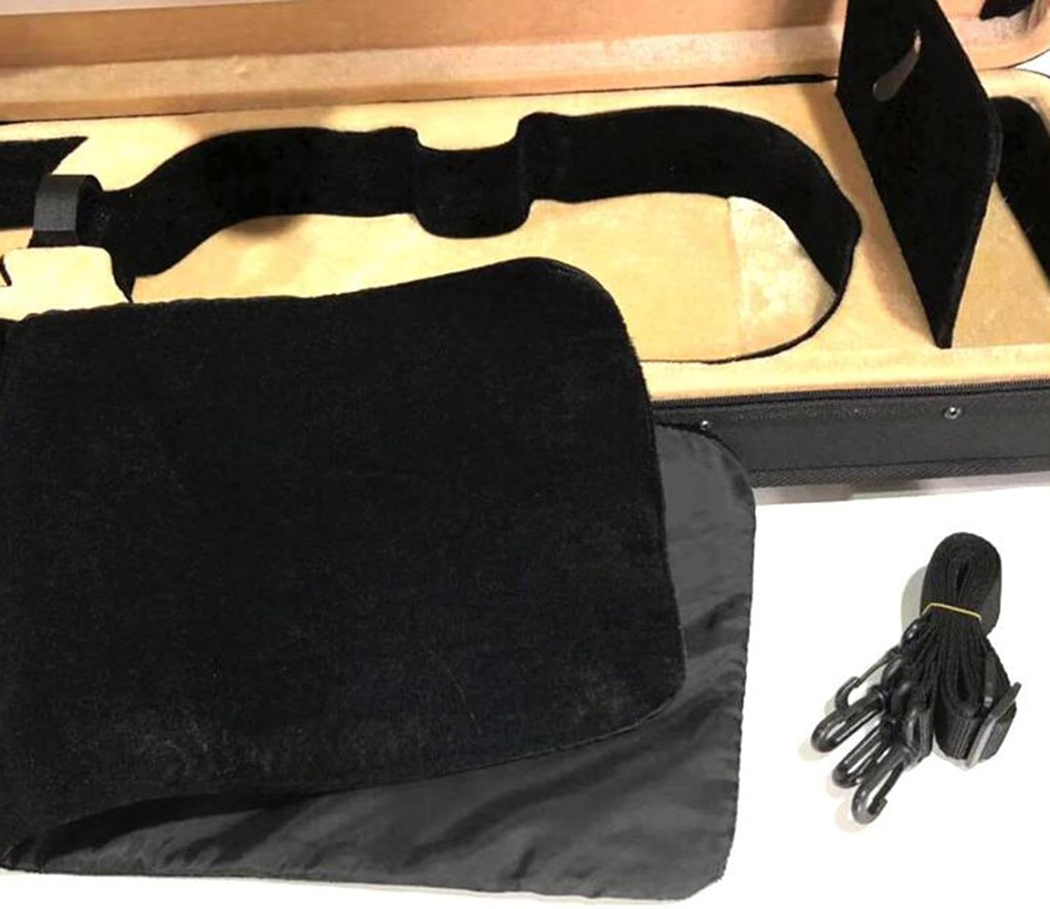 Colaxi Oblong Violin Case Violin Carrying Bag Musical Instrument Accessories Professional Violin Travel Case Oxford Cloth Violin Case for Beginner, 78.2Cmx25.2Cm image number 5