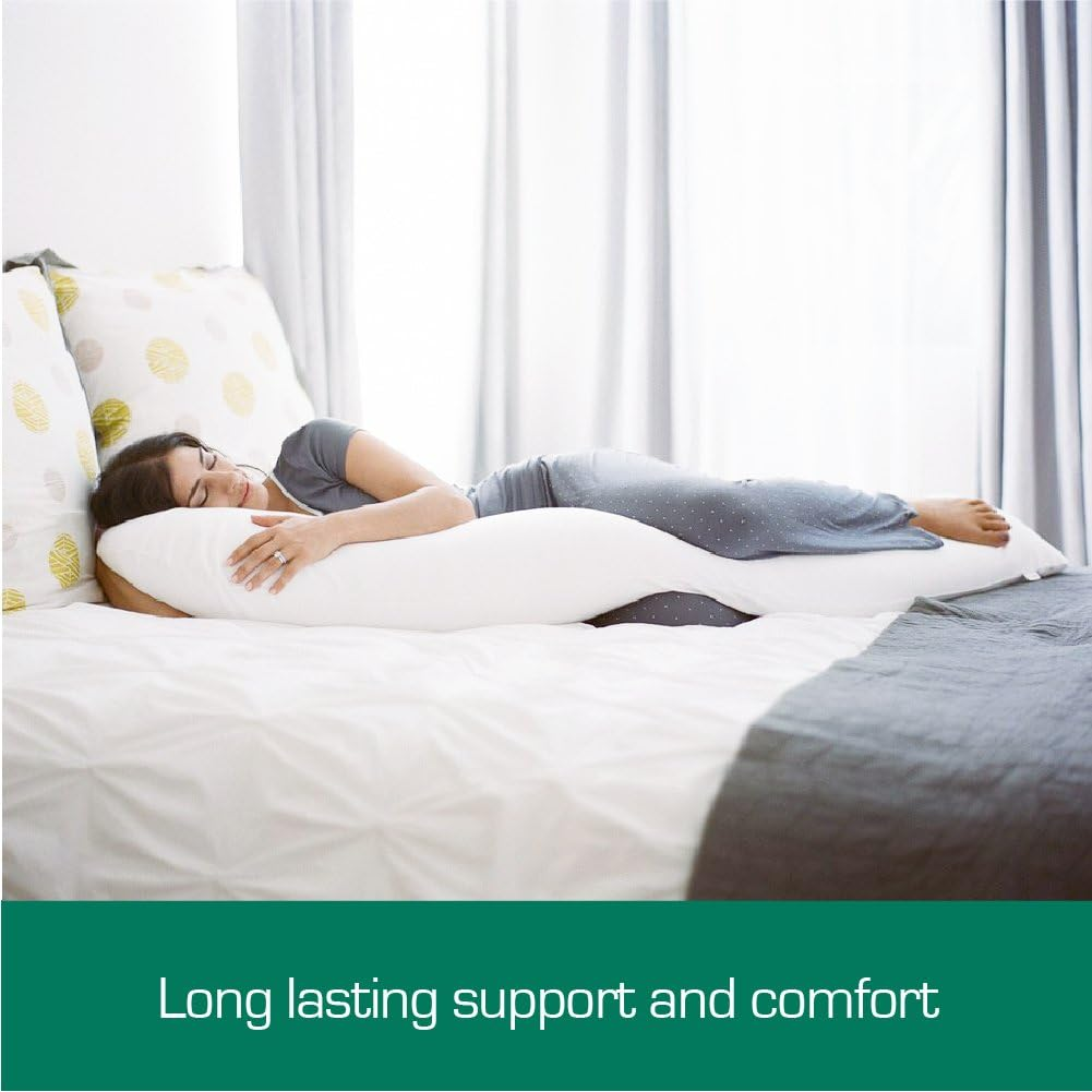 Australian Made Hotel Body Pillow (Pillowcase Included) (Black) image number 6