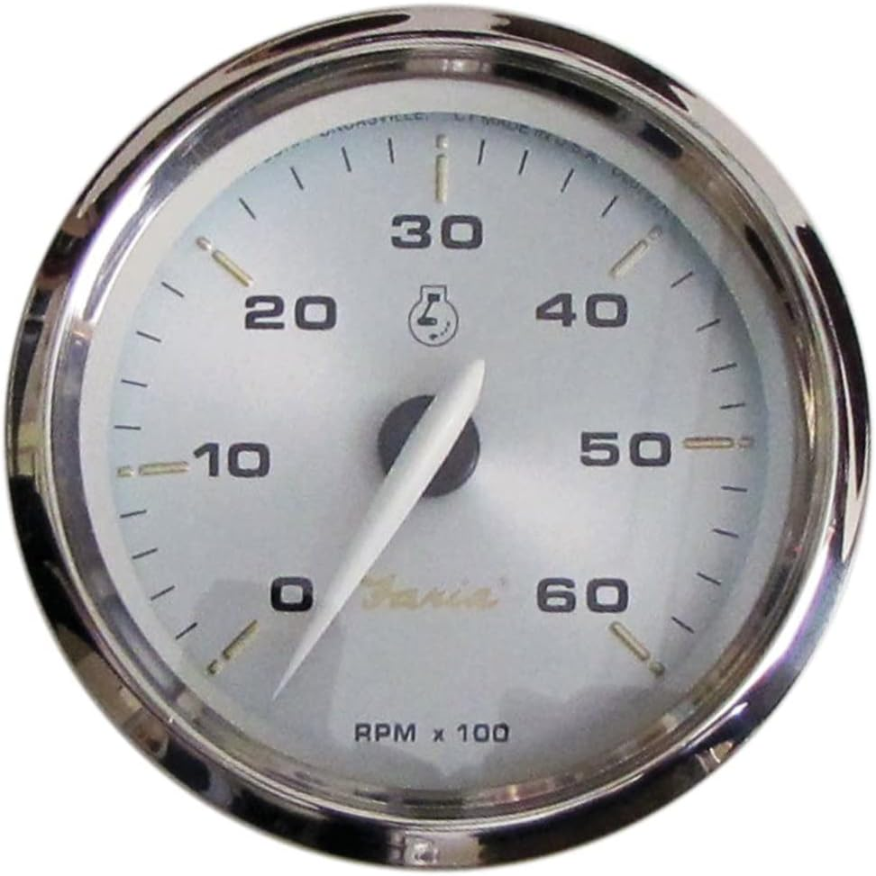 Faria Beede Instruments 39004 Kronos Tachometer (6000 RPM) Gas - 4"