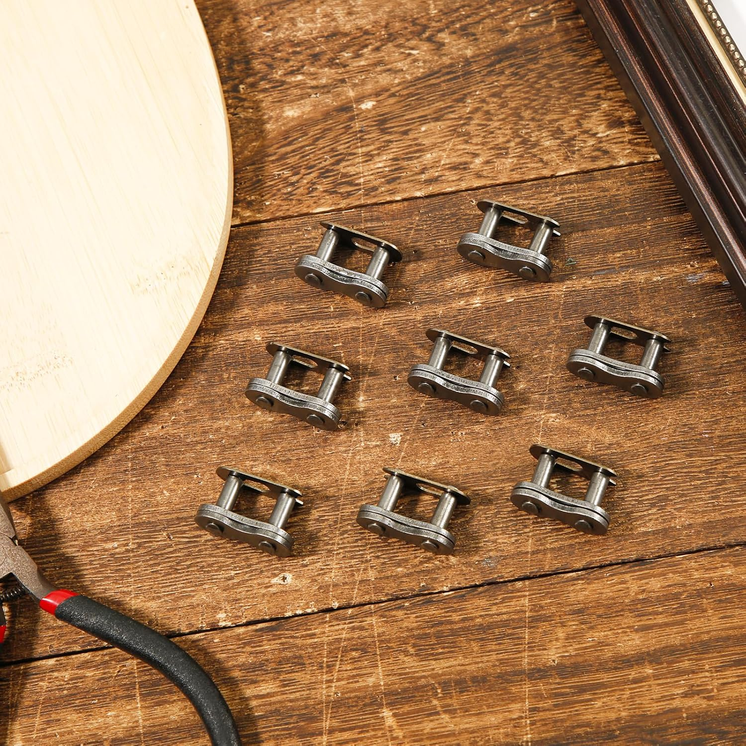 8Pcs #520 Chain Master Link, Heavy Duty Master Link for Chain with O Ring Chain Connector Link for Motorcycle Dirt Bike Pitpro image number 2