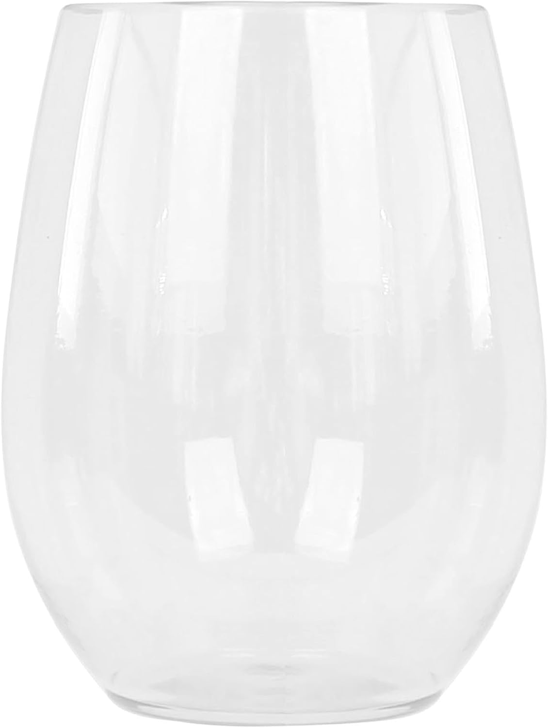 Argon Tableware Reusable Plastic Glasses - 300Ml - Pack of 12 - Stemless Wine Glasses - Clear Cocktail Champagne Tumbler Drinking Cups for Garden, Parties, Weddings, BBQ and Picnic image number 2