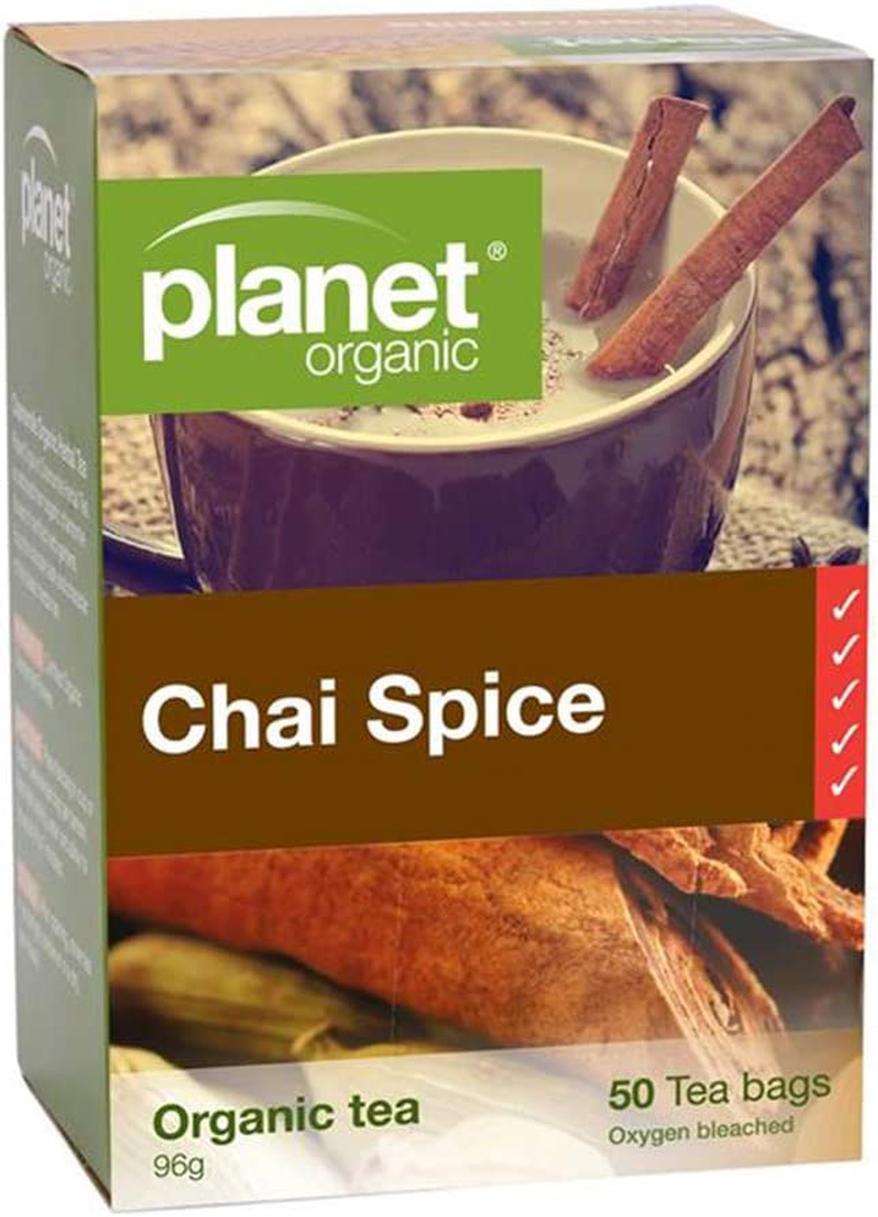 Planet Organic Chai Spice 50 Tea Bags