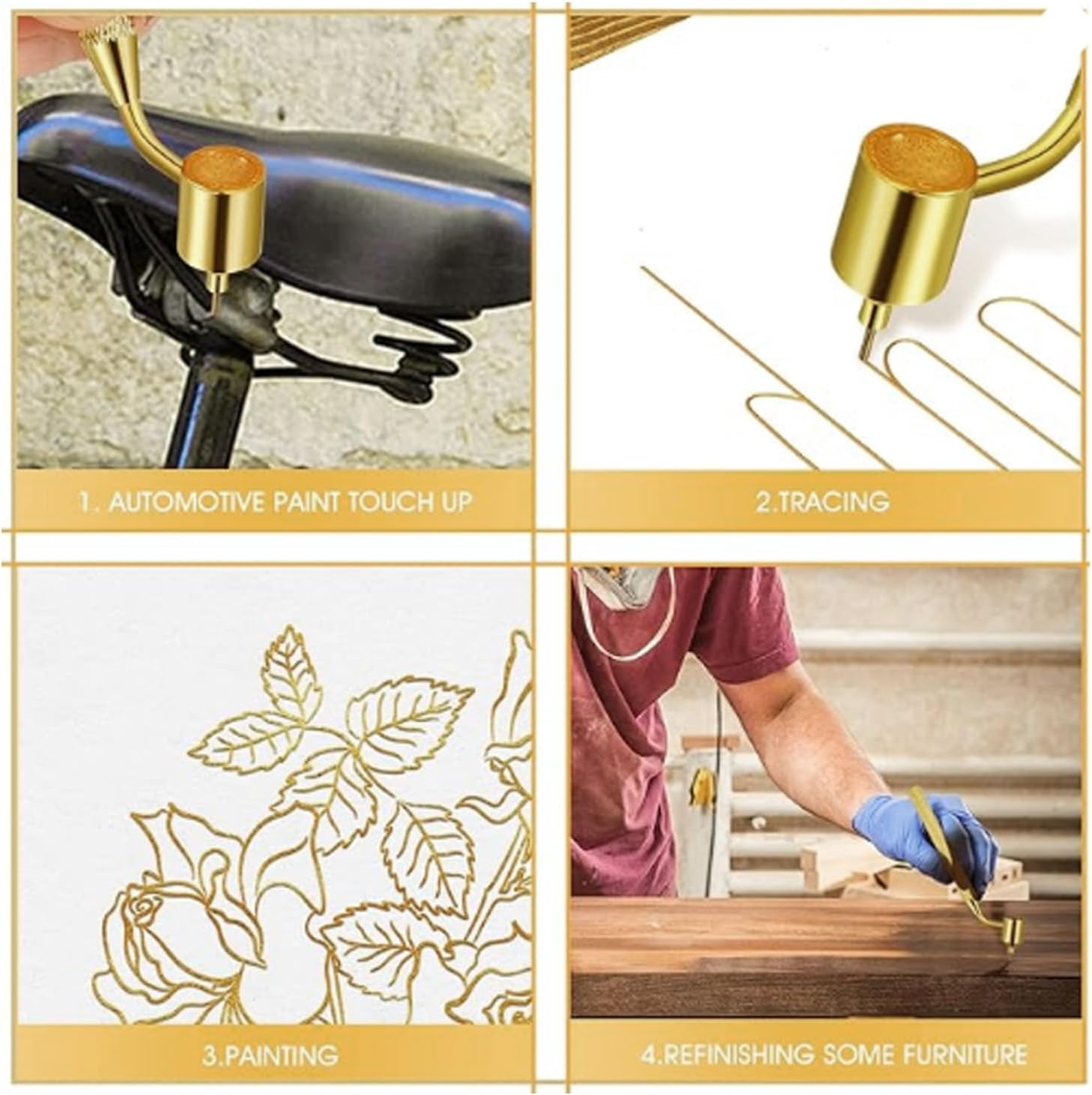 Detailing Fine Line Fluid Writer Paint Applicator, Precise Touch up Paint, Fine Paint Applicator Pen for Stone Chips and Scratch Repair (0.4 Mm) image number 6