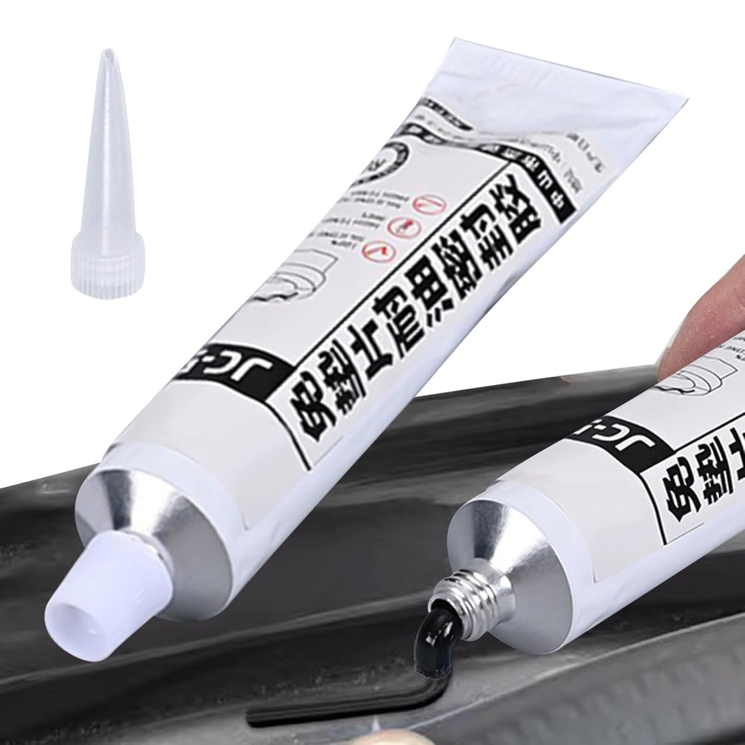 Gasket Sealant, Oil Proof Black Silicone Gasket Sealant, Leak-Proof Sealer Automotive Tools for Daily Care Maintenance Engine Exhaust Manifold Transmission Pan Gearbox