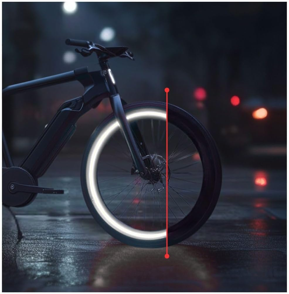 Customtaylor33 (All Vehicles Black Engineering Grade Reflective Copyrighted Safety Rim Tapes (Must Select Your Rim Size), 16"/19" (Combination Rim Size) image number 4