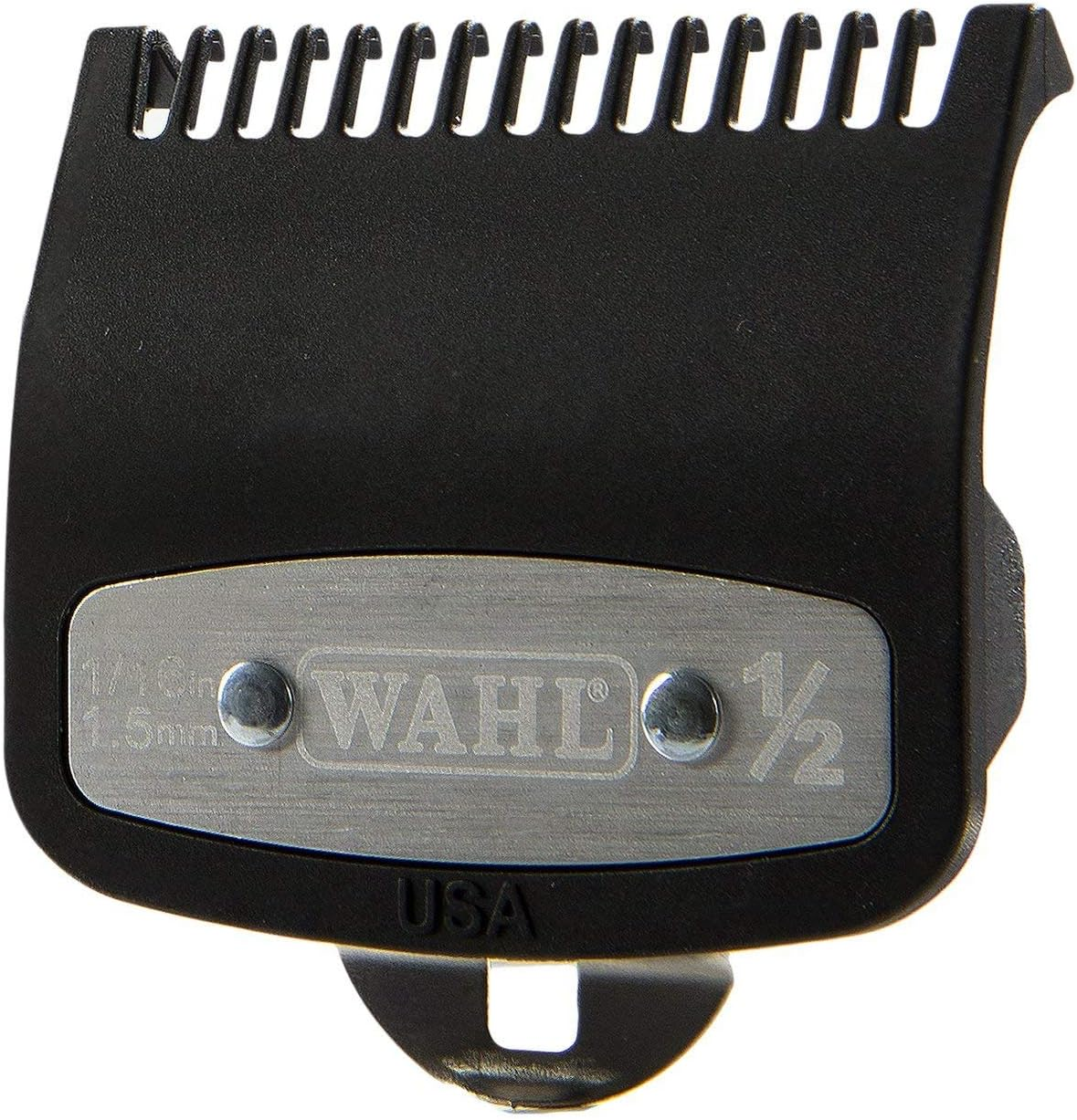 Wahl Professional Versatile Premium Cutting Guide Comb with Metal Clip #1/2 & #1 1/2 Combo Set #3354-1100-1000 for All Clippers/Trimmer image number 6