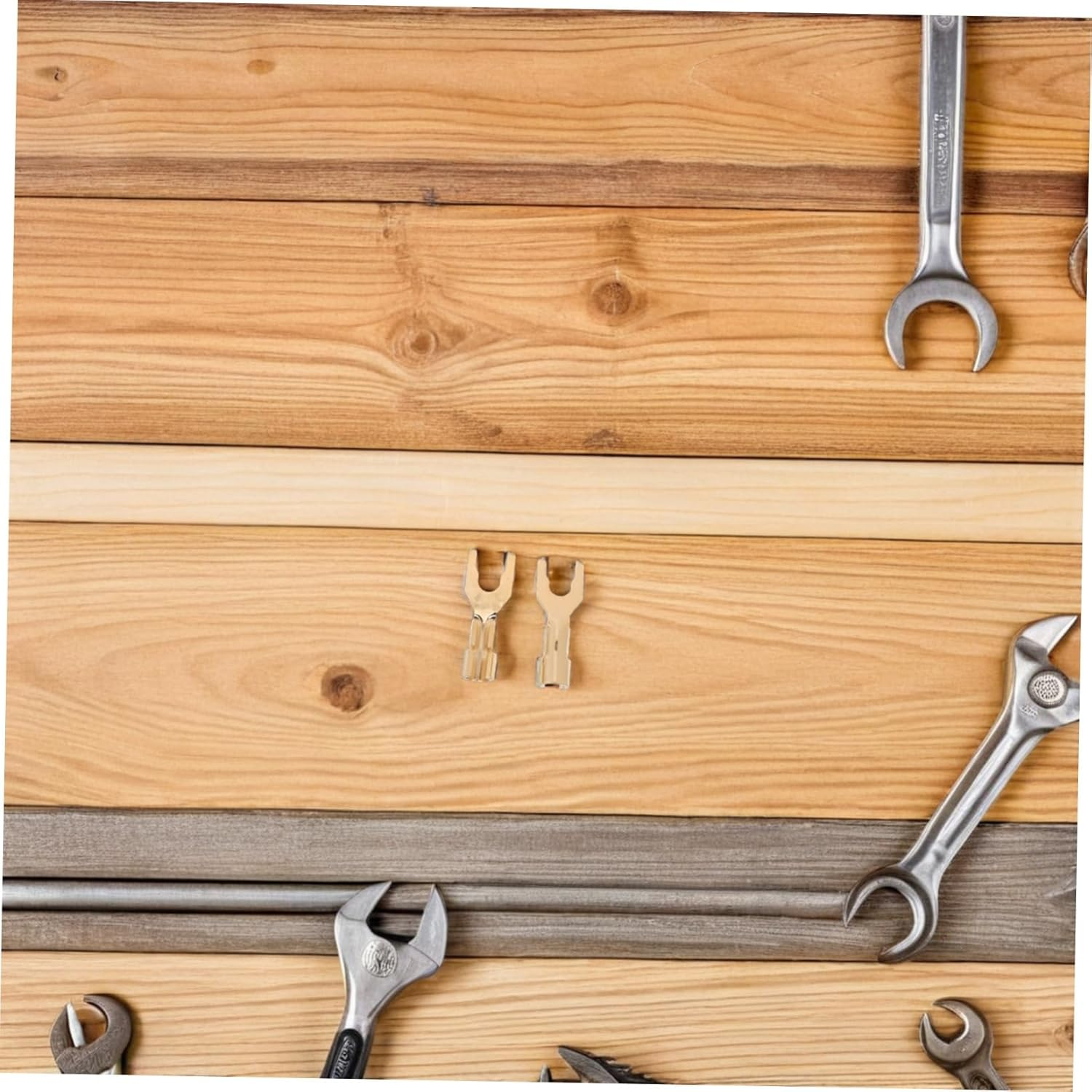 HEATSHAKING 2Pcs Hifi Y Spade Speaker Connectors Angled Banana Jack Plugs for Home Theater Studio Audio Wire Terminals image number 4