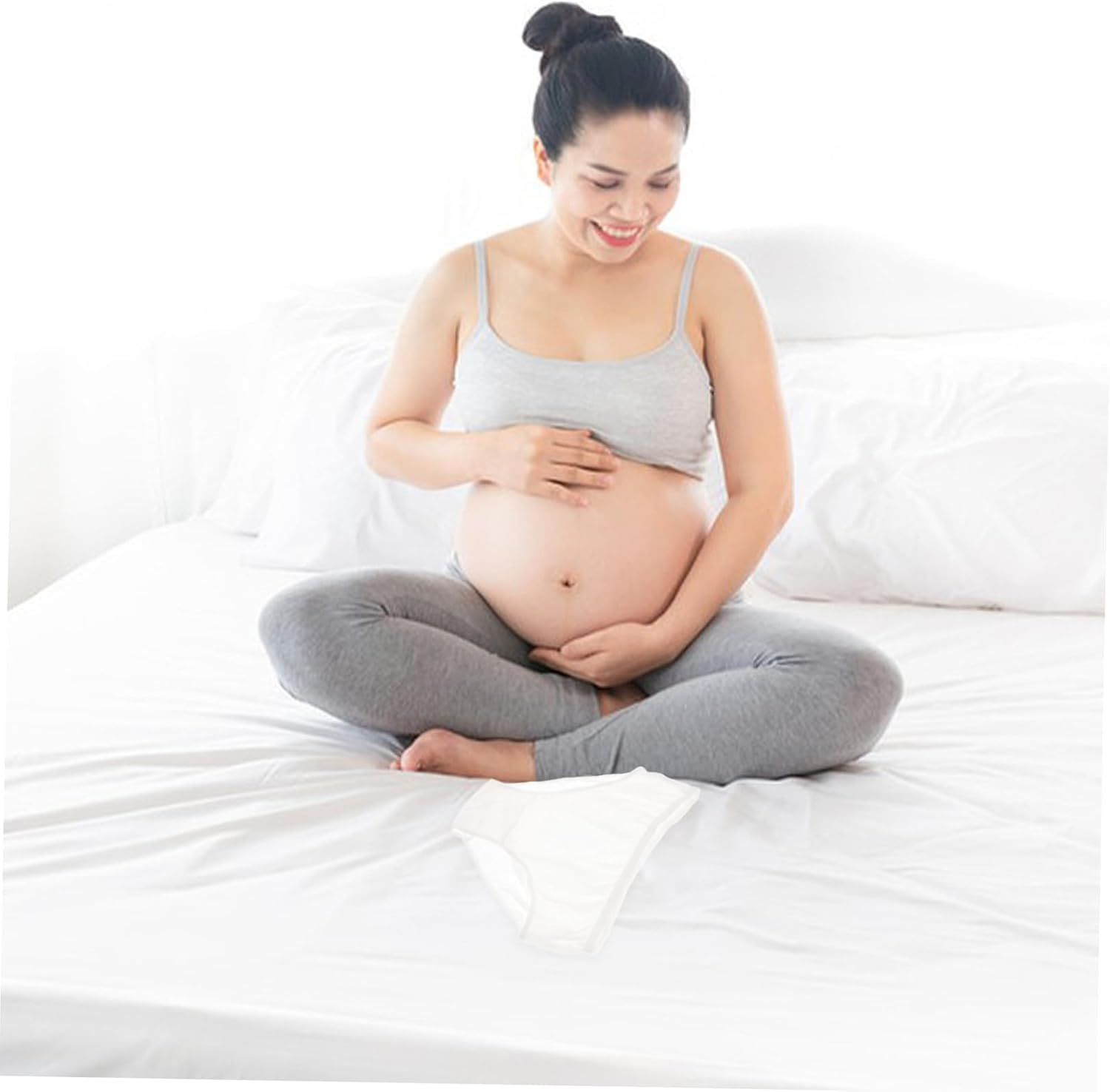 4Pcs Cotton Underwear Women Panties Maternity Pants Period Underwear Bonds Mom