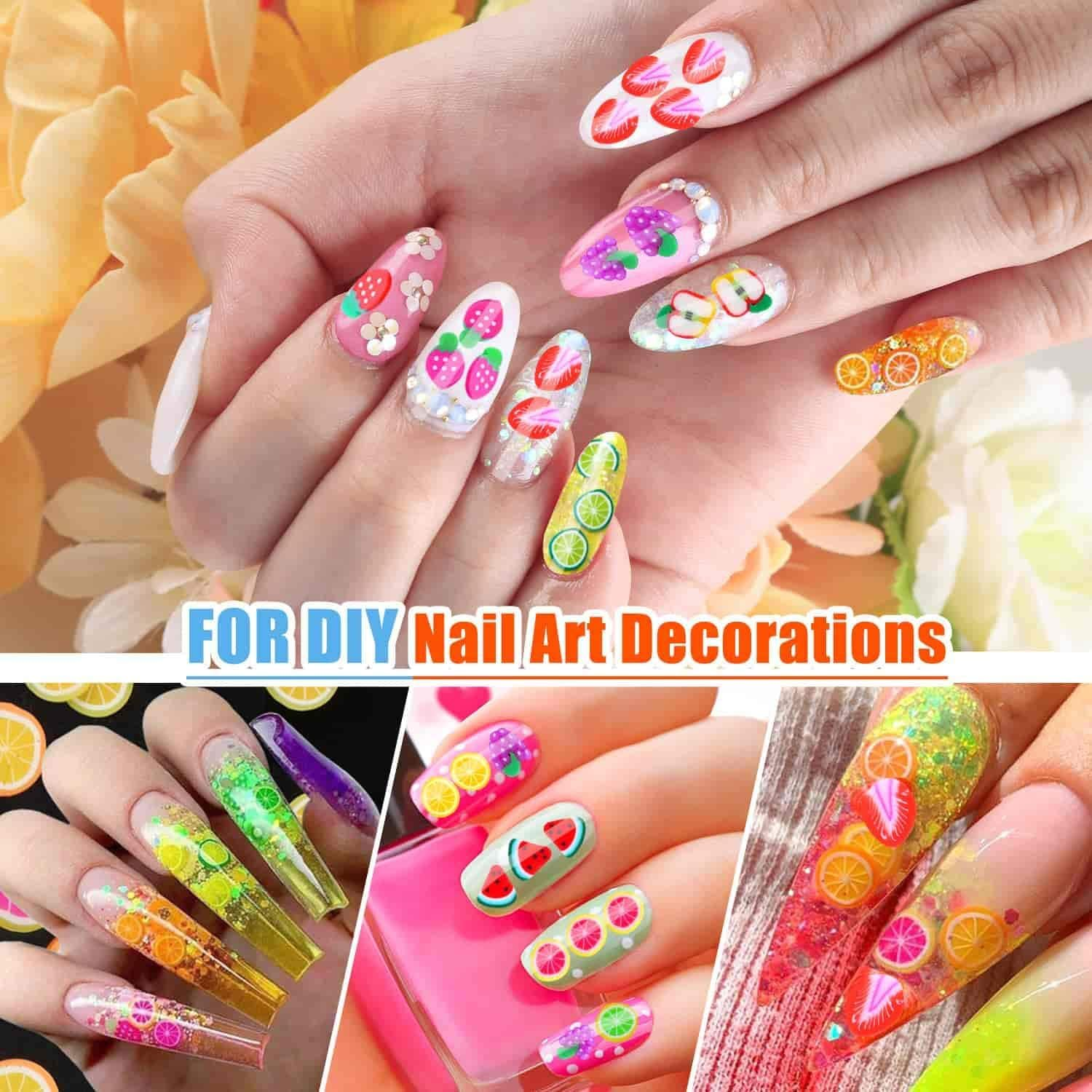 12000 Pcs 15 Styles Assorted Slices for DIY Slime, Nail Art, Lip Gloss & Cellphone Decorations image number 3