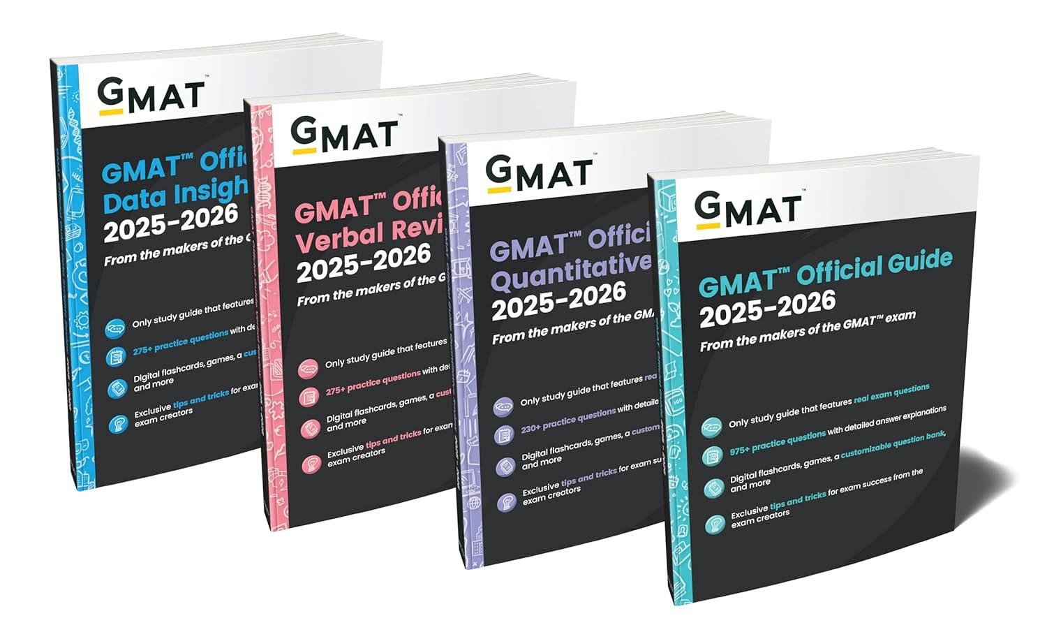 GMAT Official Guide 2025-2026 Bundle: Books + Online Question Bank