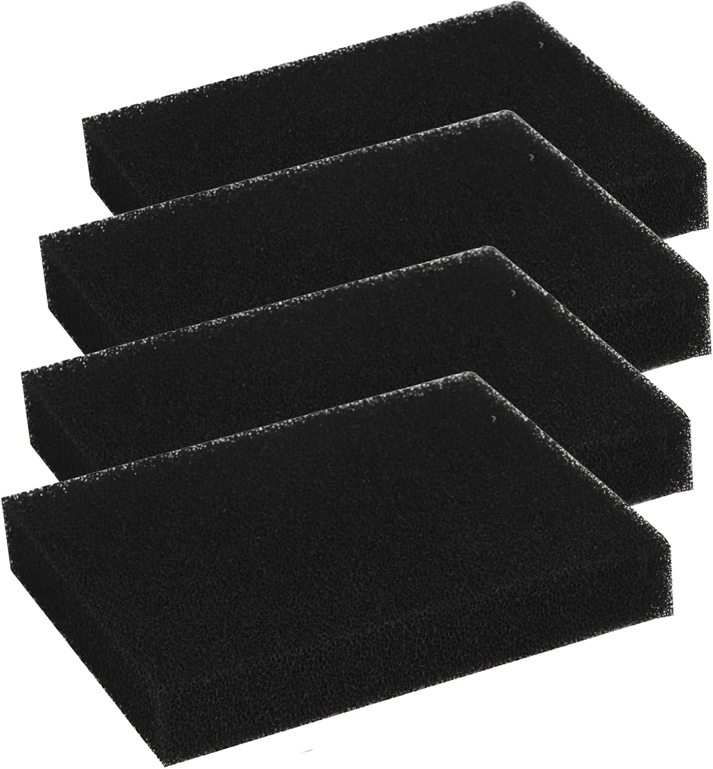 Pack of 4 Sponge Filter Carbon Filter for SOG Exhaust System Filters, 128 &times; 99 &times; 22 Mm Activated Carbon Filter Filter for Thetford Door Variants Motorhome Caravan Toilet Replacement for 517 000 1 image number 2