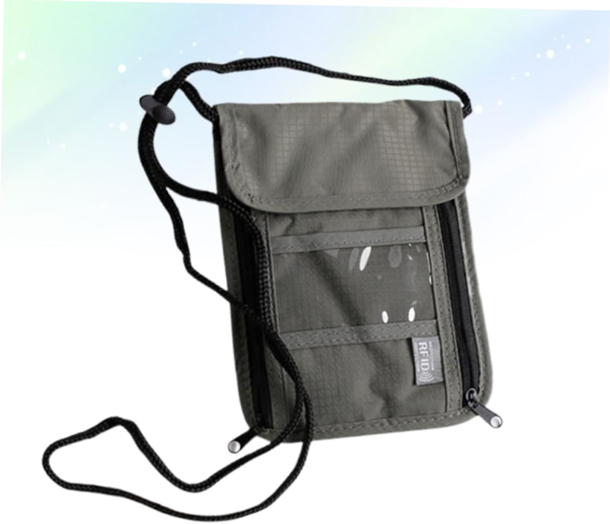 HAKIDZEL Passport Bag Travel Wallet Neck Hanging Bags Passport Holder Credit Wallet and for Everyday Use Travel Scenario image number 4