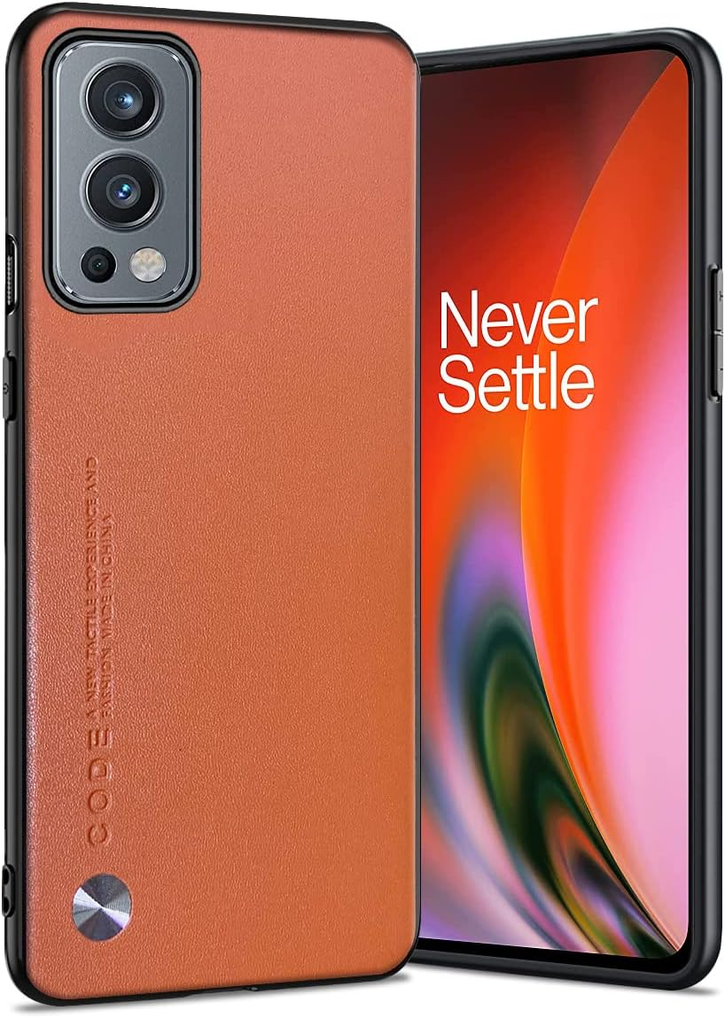 Puxssul for Oneplus Nord 2 5G Case, Soft TPU Synthetic Leather Case, Extremely Lightweight Ultralight Camera Protection Leather Case for Oneplus Nord 2 5G (Teal)