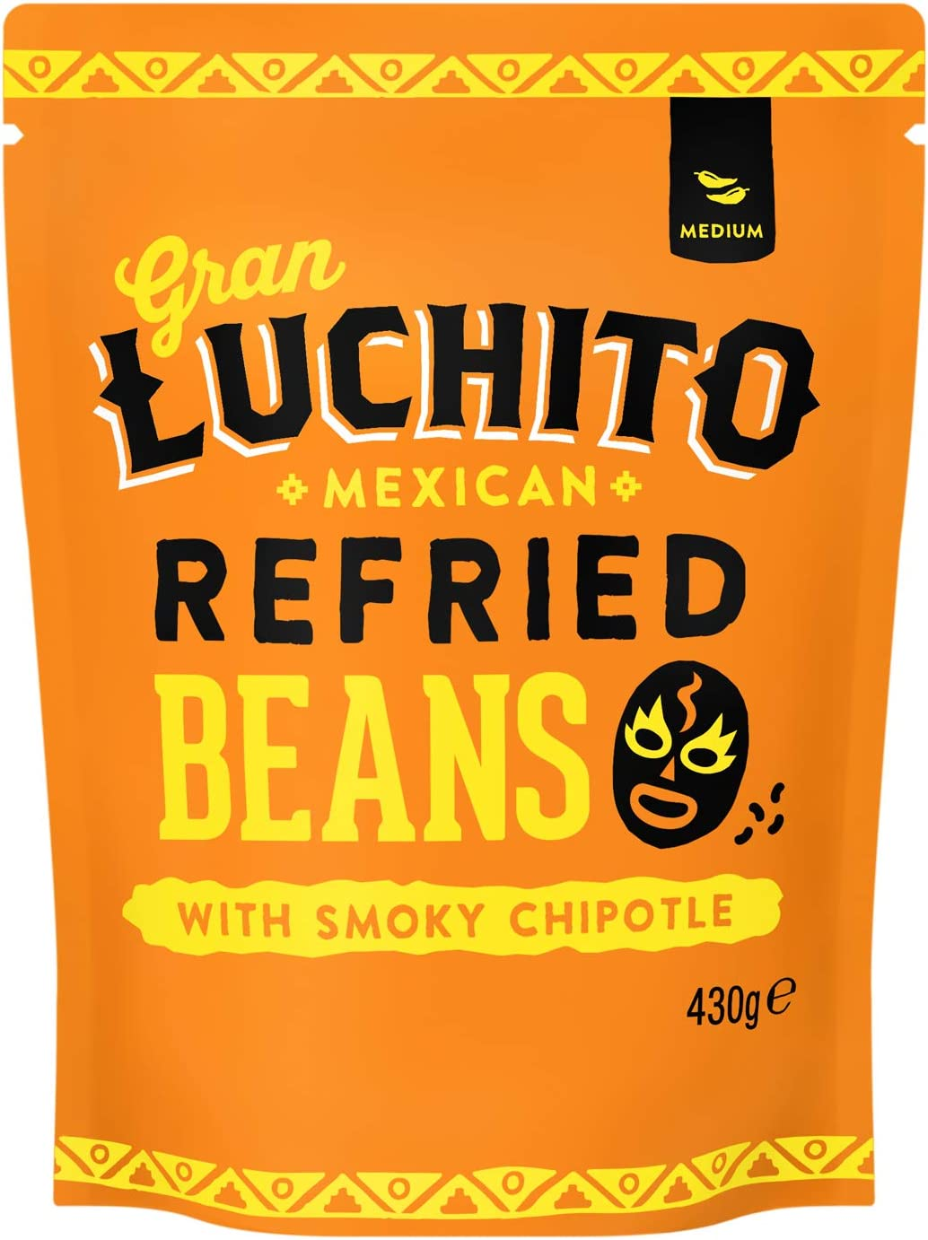 Gran Luchito Gran Luchito Refried Beans with Smoky Chipotle, 430 G (97187) image number 4