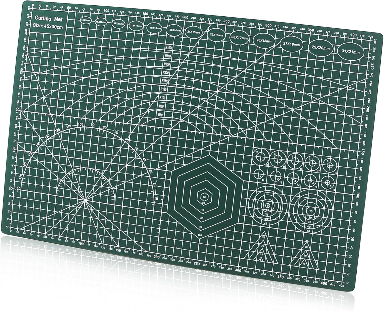 WALWAL Double-Sided Self Healing Cutting Mat, 18 Inches X 12 Inches Base for Quilting, Sewing Ideal for Sewing Crafts Hobby(A3) image number 4