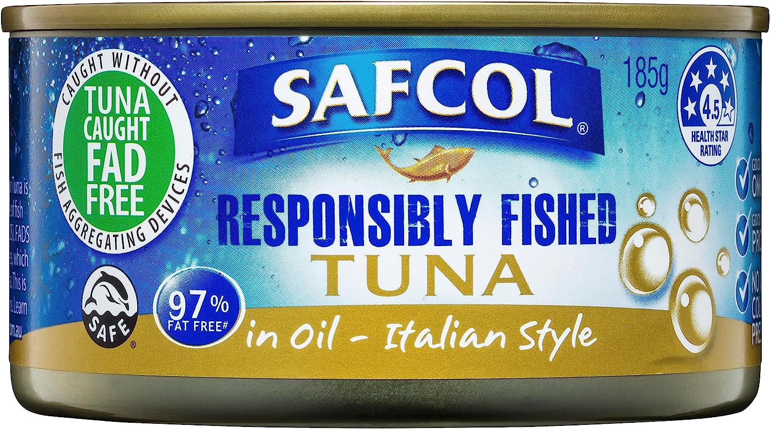 SAFCOL Tuna in Oil Italian Style 185G Can X 12 image number 2