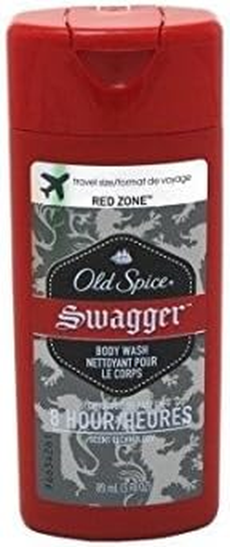 Old Spice Swagger Red Zone Body Wash Travel Size 3 Oz (Pack of 3)