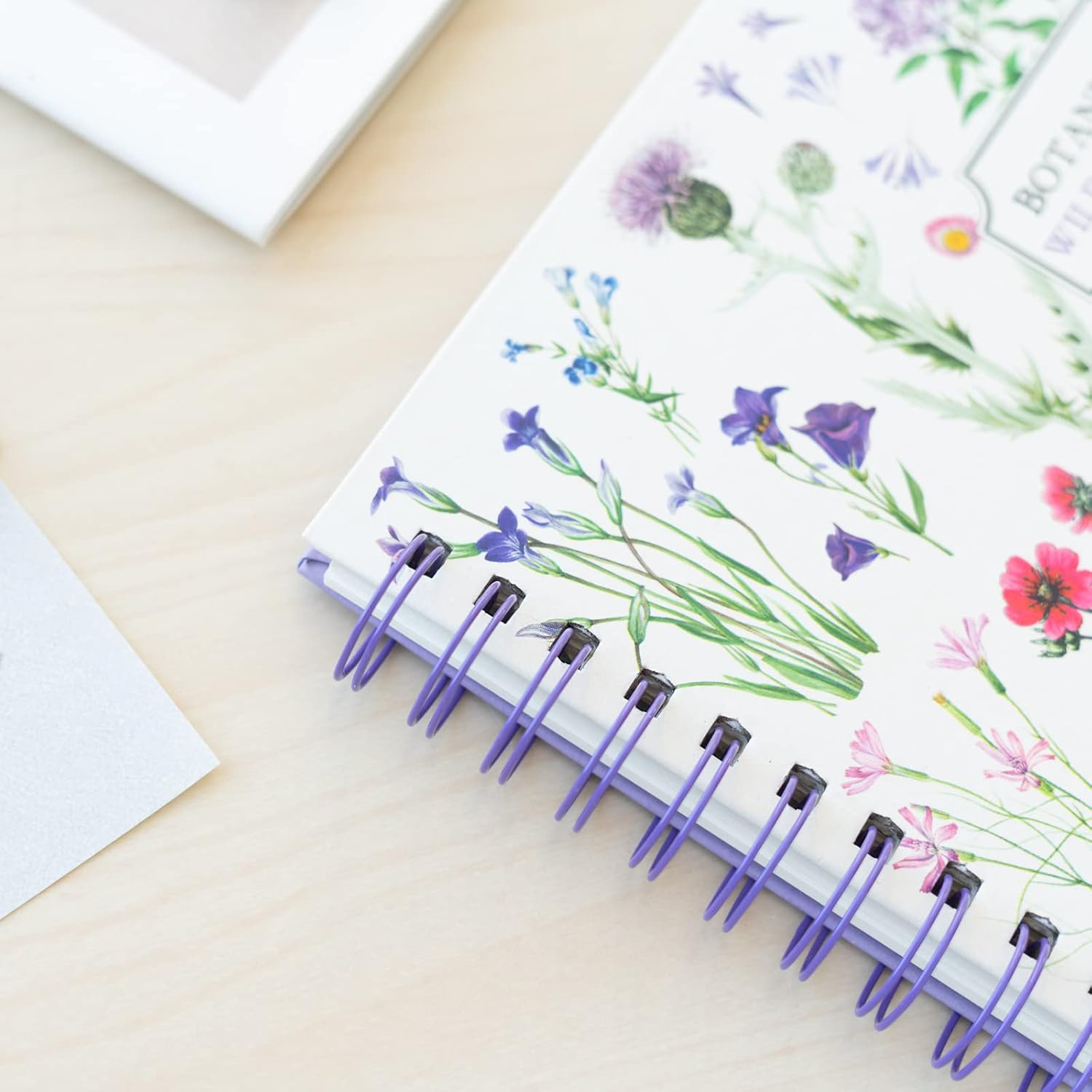 Grupo Erik Photo Album Scrapbook Wild Flowers | 10.2 X 10.2 Inch - 26 X 26 Cm, 40 Pages, Hardcover Scrap Book, Memory Book Journal | Gifts for Travellers