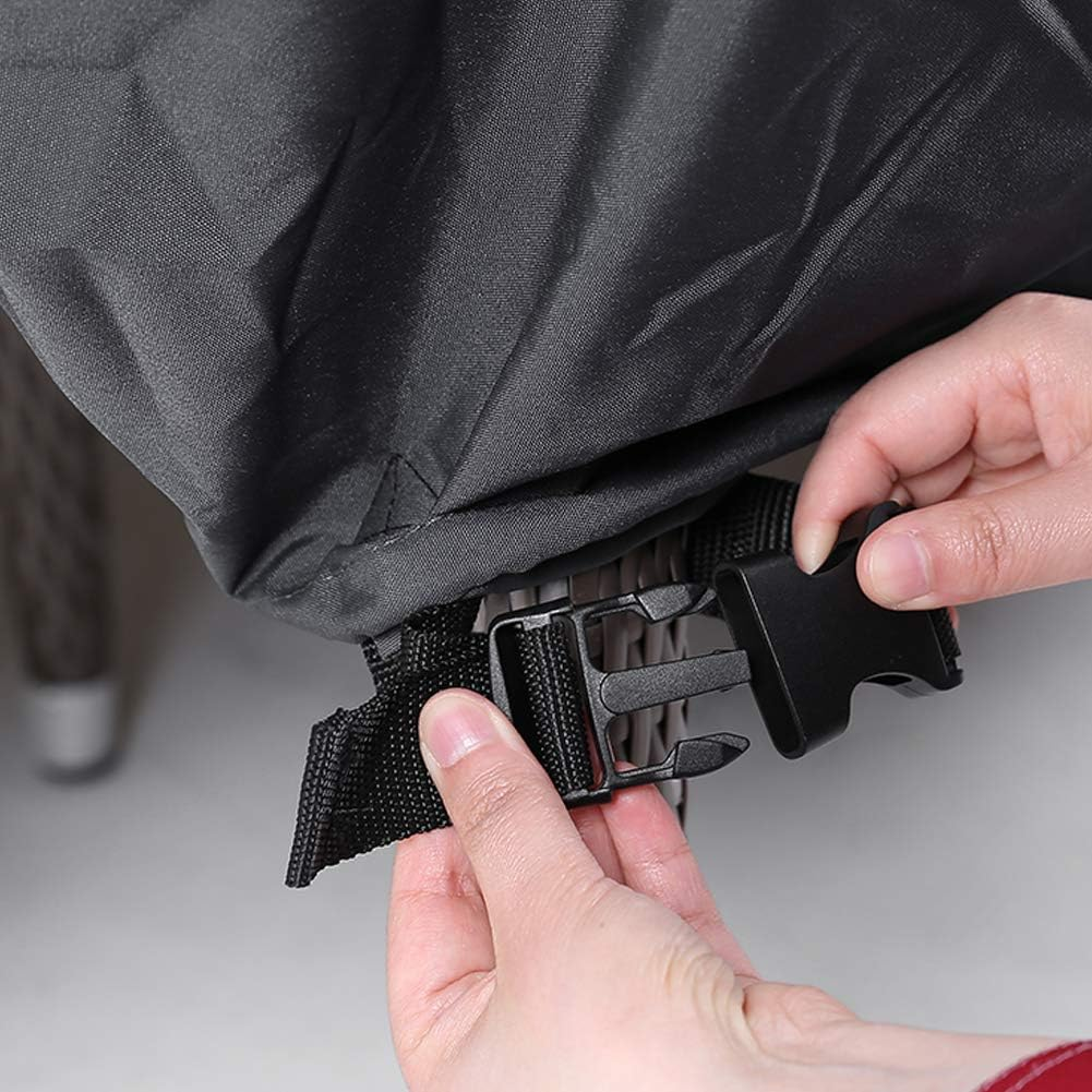 Tempera 108'' X 82'' X 27.8'' Outdoor Dining Set Cover for outside Table and Chairs, Rectangle Patio Table Covers for Outdoor Furniture, Anti-Fading, Water Resistant, Space Grey image number 1