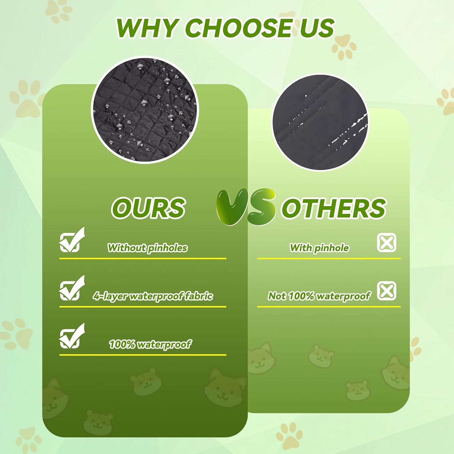 Dog Car Boot Liner Compatible with Land Rover Defender 90/110/130 2020-2025 Accessories | PVC Fabric Pet Cargo Mat | 1PCS Waterproof Dog Seat Mat (Style A) image number 4