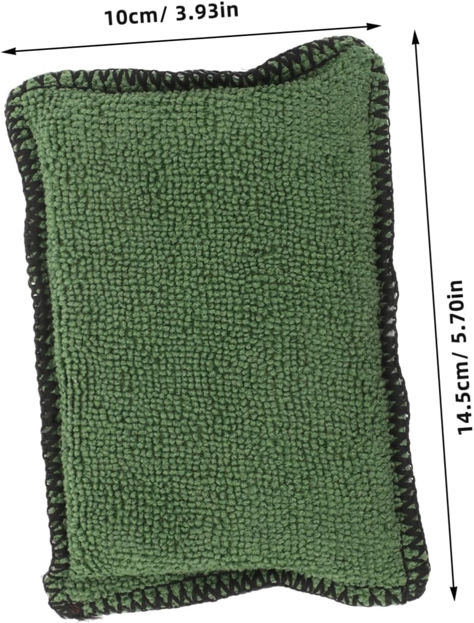 ARTSEWPLY 4Pcs Car Interior Cleaning Sponges Gentle Scratch Scrub Pads for Leather Vinyl Plastic Seats Dashboard Windows Compact Automotive Brush Tool for Windshield Truck Boat Motorcycle image number 6