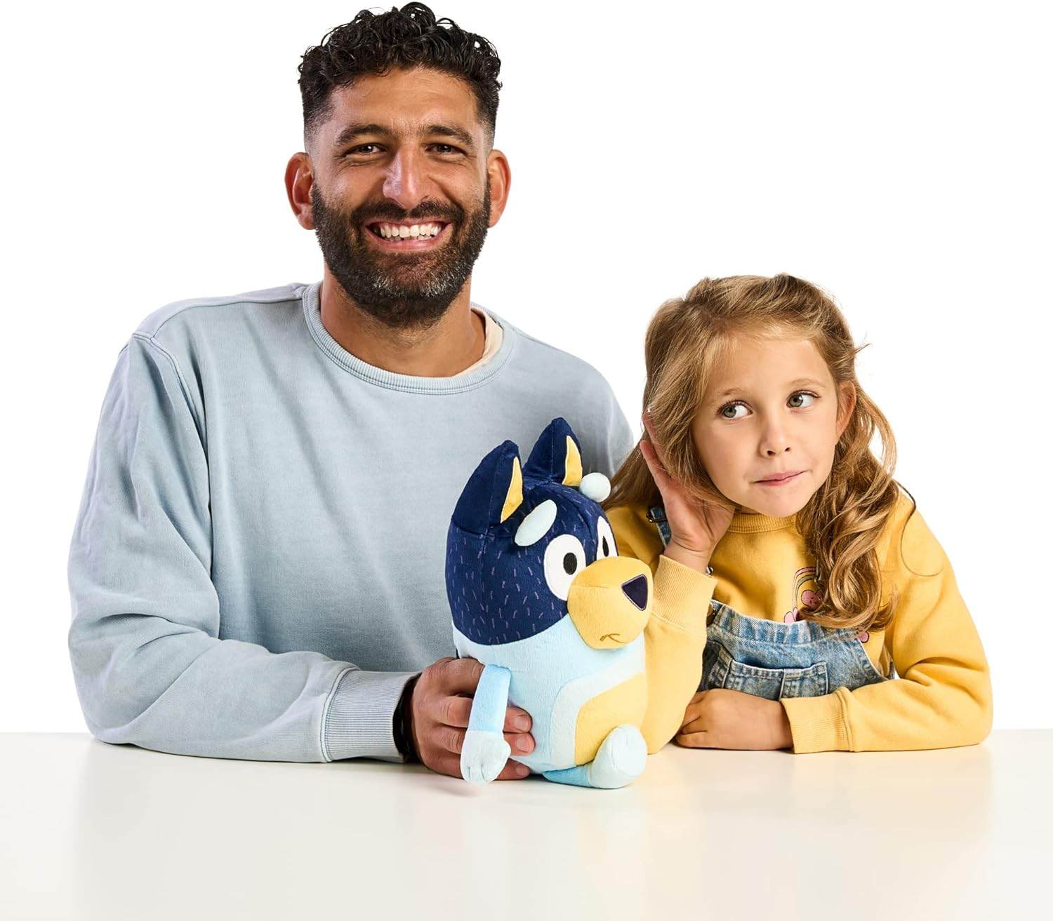 Bluey Talking Bandit (Dad) 30.4Cm Talking Plush Bandit Plush Toy with 9 Phrases and Bluey Theme Song image number 2