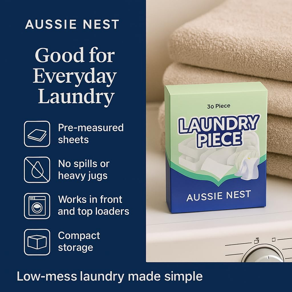 Plant-Based Laundry Detergent Sheets, 30 Count, Biodegradable Concentrated Travel-Friendly Laundry Detergent image number 5