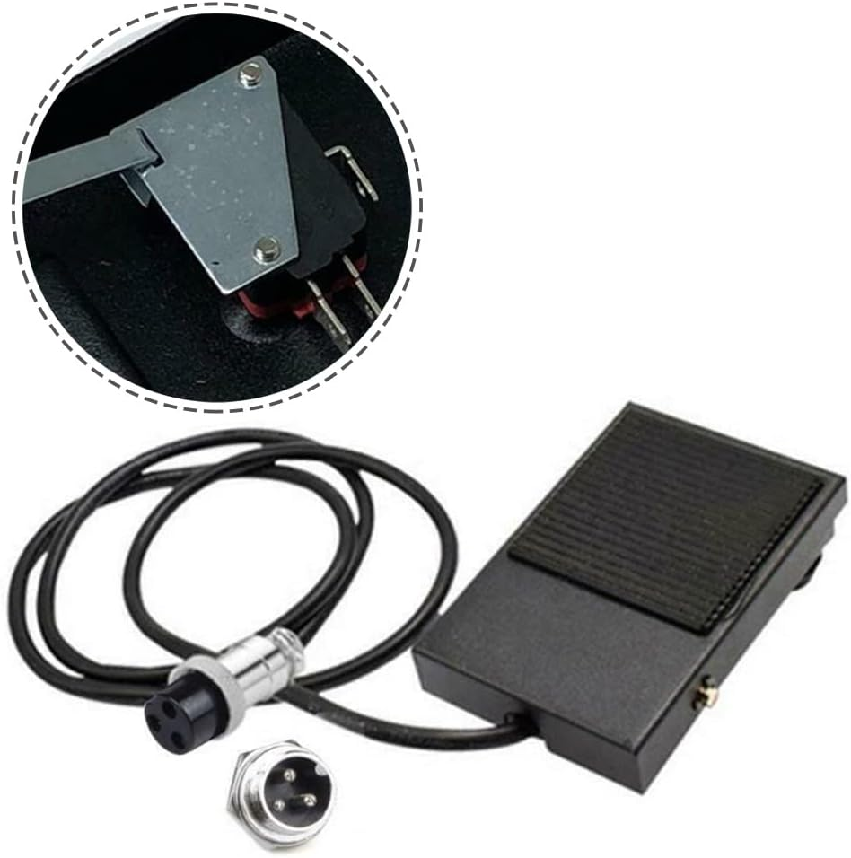 SPORTARC Welder Foot Pedal, Hand Metal Foot Pedal Switch, 3 Pin Plug, Spot Welding Tig Flashlight for TIG Welding Machines, Power Footplate Controllers image number 5