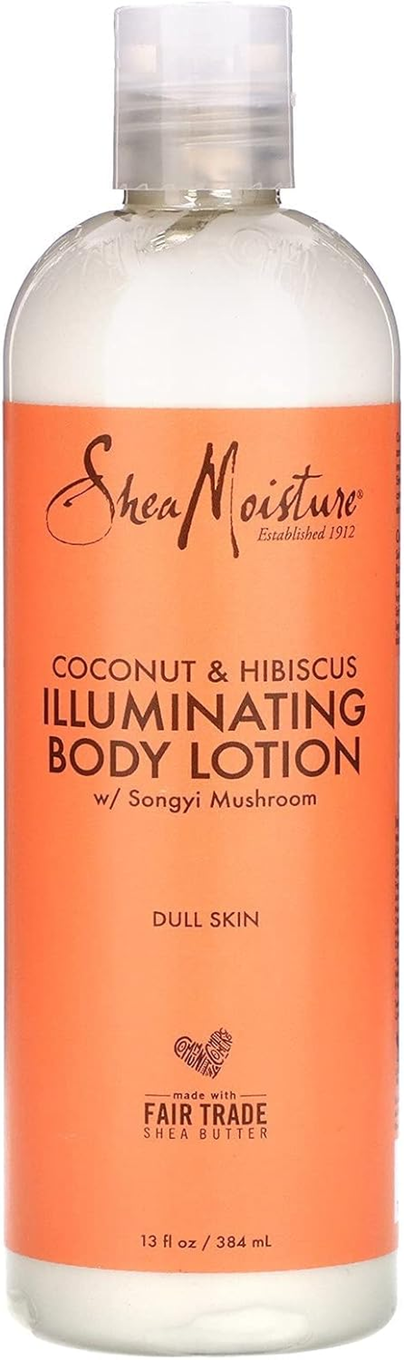 SHEA MOISTURE Coconut and Hibiscus Illuminating Body Lotion, 384 Ml